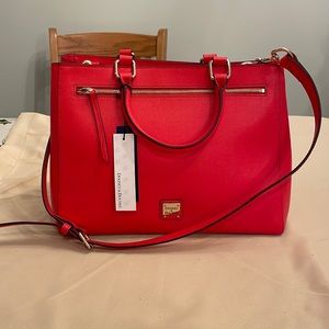 Dooney & Bourke Saffiano Zip Satchel
